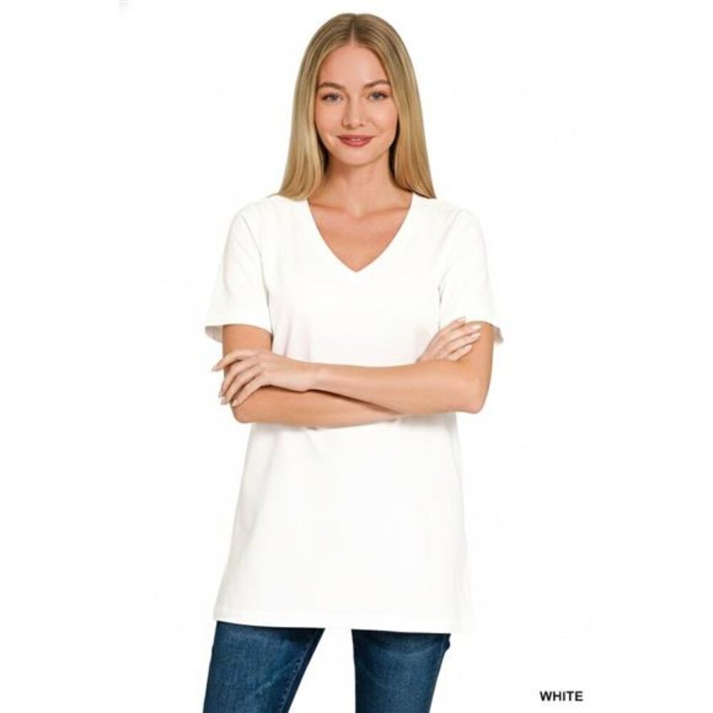 Zenana‎ V-Neck Short Sleeve T-Shirt